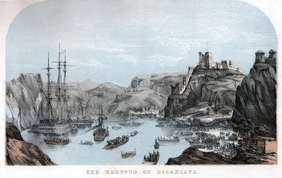 The Harbour of Balaklava, Crimean War by Unbekannt