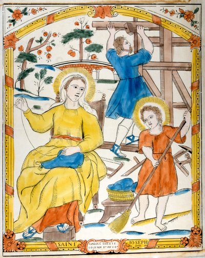 The Holy Family by Unbekannt