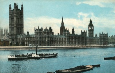 The Houses of Parliament, Westminster, London by Unbekannt