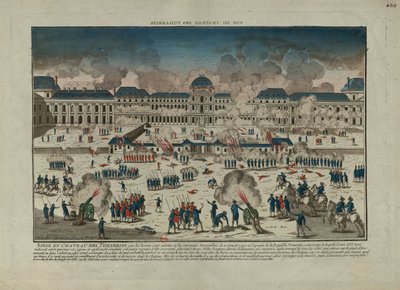 The Insurrection of 10 August 1792, 1792 by Unbekannt