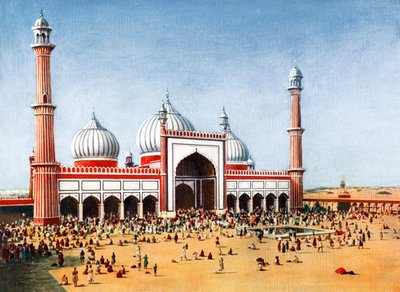 The Jumma Musjid, Delhi, India by Unbekannt