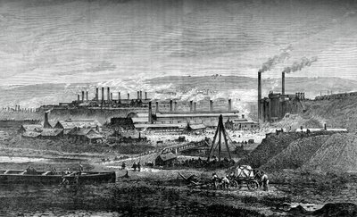 The Landore Siemens Steel Works by Unbekannt
