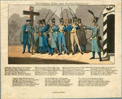 The Last Ten of the 4th Regiment by Unbekannt