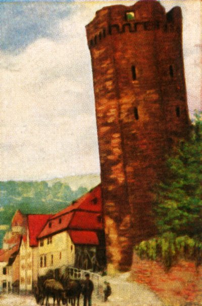 The Leaning Tower of Dausenau by Unbekannt