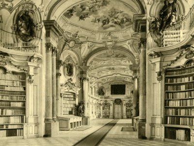 The Library, Admont Abbey, Austria by Unbekannt