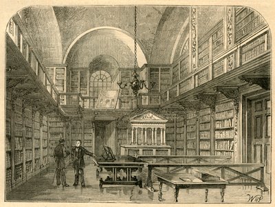 The Library of St. Pauls by Unbekannt
