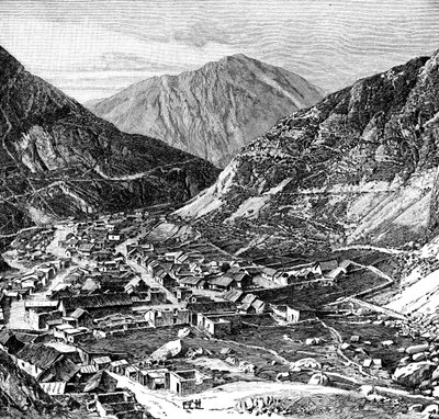The Lima-Oroya Railway, Peru, 1895 by Unbekannt