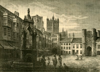 The Market-Place, Wells by Unbekannt