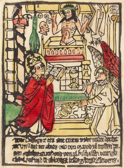 The Mass of Saint Gregory by Unbekannt