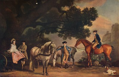 The Milbanke and Melbourne Families, c. 1796 by Unbekannt