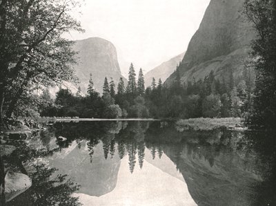The Mirror Lake, Yosemite Valley, USA, 1895 by Unbekannt