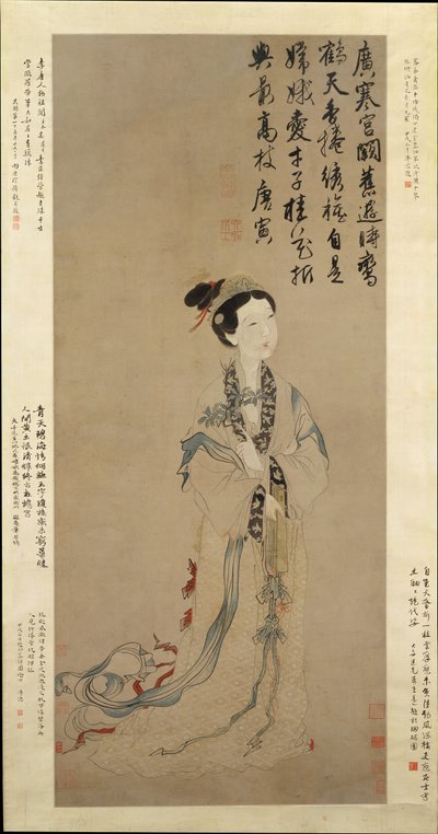 The Moon Goddess Chang E by Unbekannt