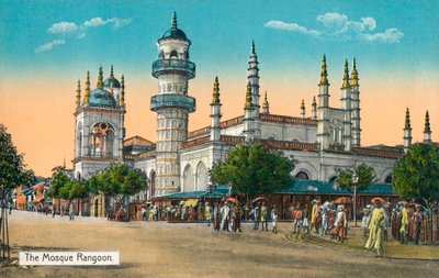 The Mosque Rangoon, c1888 by Unbekannt