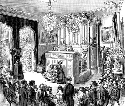 The Musical Soirée at Pauline Viardot-Garcia by Unbekannt