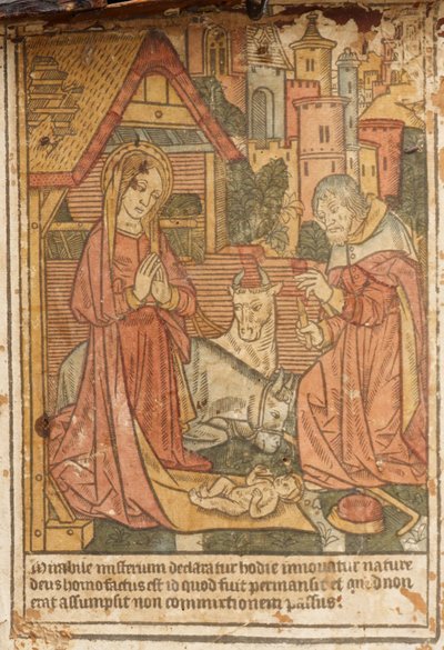 The Nativity, in Coffer by Unbekannt