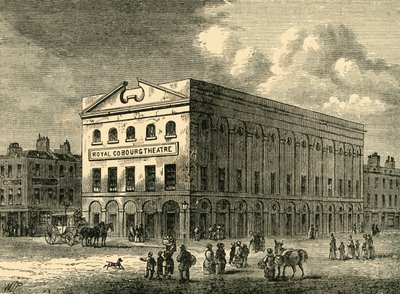 The Old Coburg Theatre in 1820 by Unbekannt