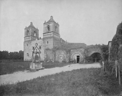 The Old Mission in San Antonio by Unbekannt