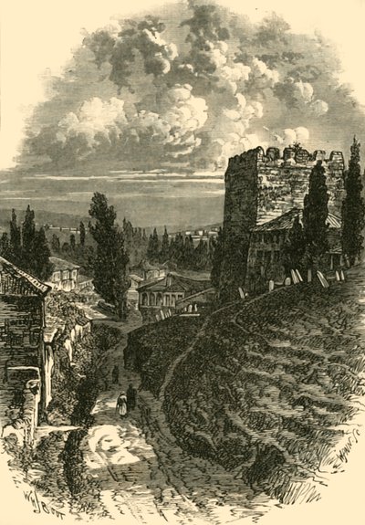 The Old Walls, Constantinople, 4th century, 1890 by Unbekannt