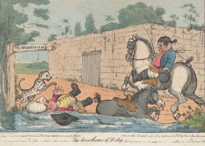 The Overthrow of Dr. Slop Tristram Shandy by Unbekannt