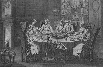 The Passover of the Portuguese Jews by Unbekannt