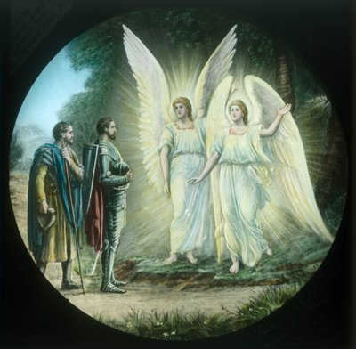 The Pilgrims Meet the Two Shining Ones by Unbekannt