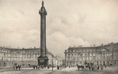 The Place Vendome Column, 1915 by Unbekannt