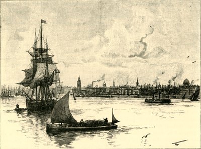 The Port of Liverpool, 1898 by Unbekannt