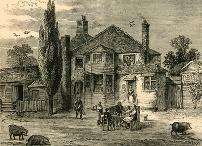 The Queens Head and Artichoke, c1876 by Unbekannt
