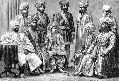 The Raja of Bahawalpur and his Court by Unbekannt
