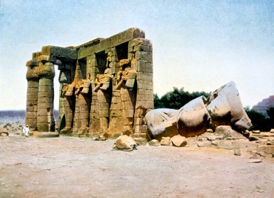 The Ramesseum, Thebes, Egypt by Unbekannt