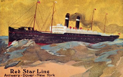 The Red Star Line, c1900 by Unbekannt