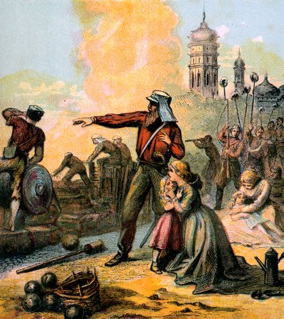 The Relief of Lucknow, 1857 by Unbekannt