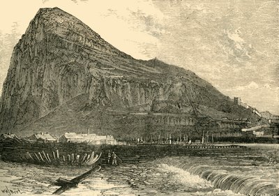 The Rock of Gibraltar by Unbekannt