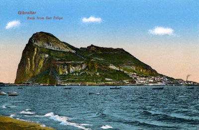 The Rock of Gibraltar by Unbekannt