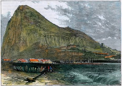 The Rock of Gibraltar by Unbekannt