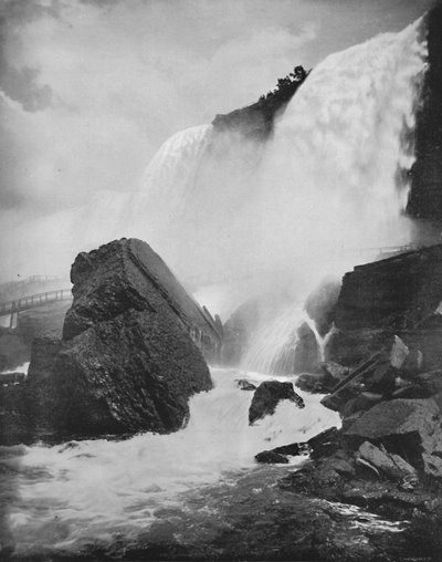 The Rocks Beneath the American Fall, 19th Century by Unbekannt