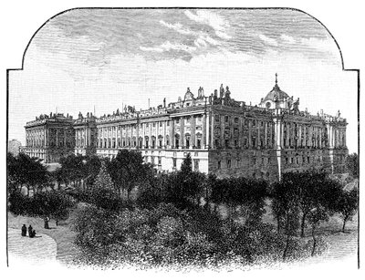 The Royal Palace, Madrid, Spain by Unbekannt