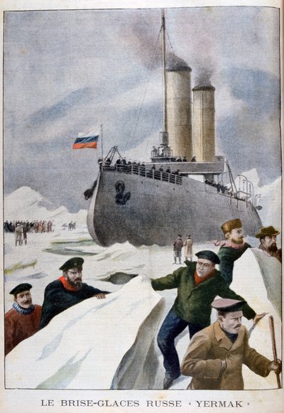 The Russian Icebreaker Yermak, 1902 by Unbekannt