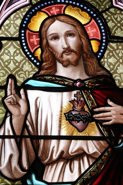 The Sacred Heart of Jesus, Monnetier-Mornex, France by Unbekannt