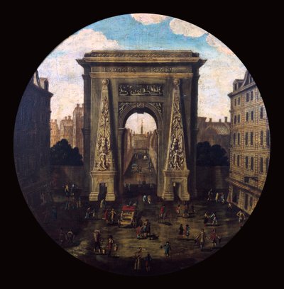 The Saint-Denis Gate, Paris, 17th Century by Unbekannt