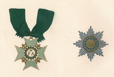 The Saxon Order of the Crown by Unbekannt