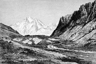 The Shchurovskiy Glacier, Russia, 1895 by Unbekannt