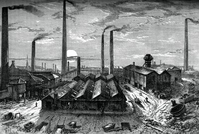 The St Rollox chemical works, Glasgow by Unbekannt