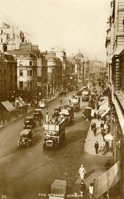 The Strand, London by Unbekannt