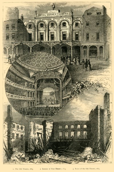 The Surrey Theatre by Unbekannt