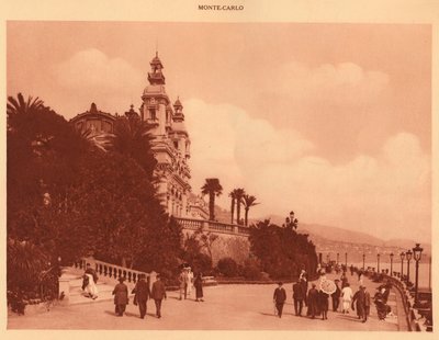 The Terraces and the Casino, Monte Carlo by Unbekannt