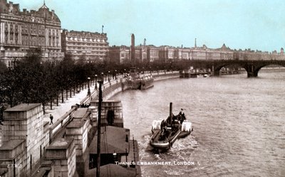 The Thames Embankment, London by Unbekannt