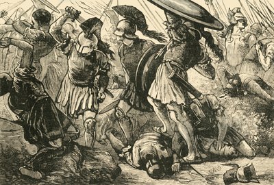 The Thebans and Macedonians at Chaeronea by Unbekannt