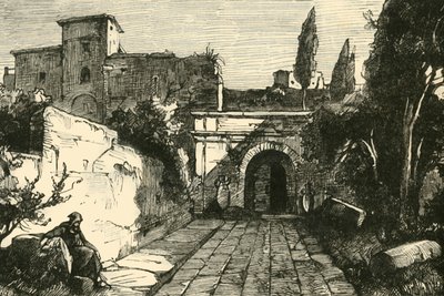 The Tomb of the Scipios at Rome, 1890 by Unbekannt