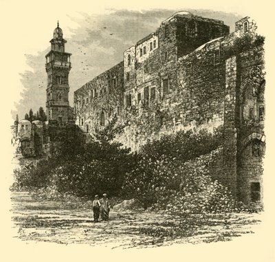 The Tower of Antonia, Jerusalem by Unbekannt